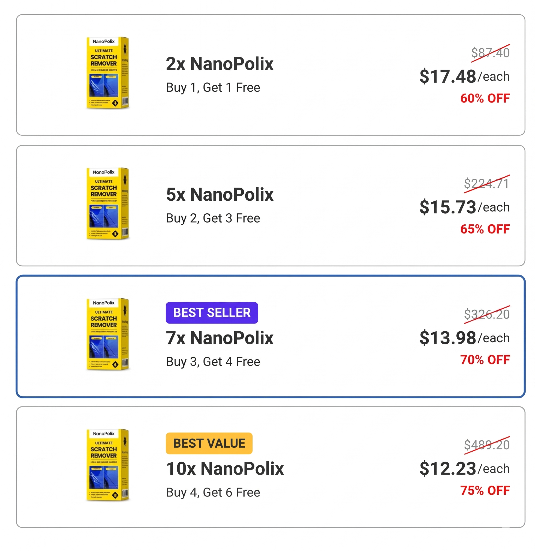 NanoPolix special offer and price